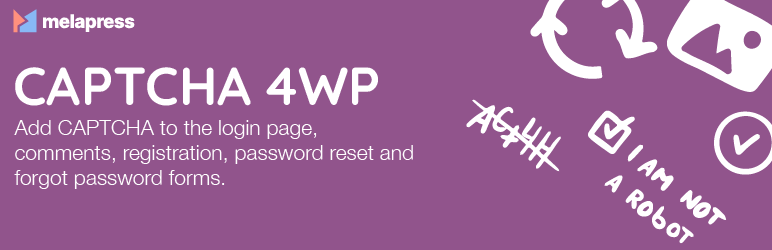 CAPTCHA 4WP – Antispam CAPTCHA Solution Plugin for Wordpress Preview - Rating, Reviews, Demo & Download
