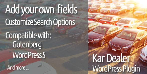 Car Dealer WordPress Plugin Kar Dealer Preview - Rating, Reviews, Demo & Download