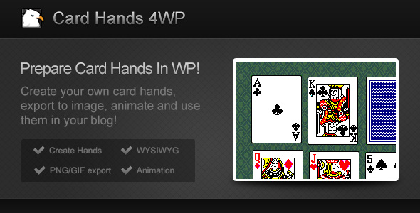 Card Hands 4WP Preview Wordpress Plugin - Rating, Reviews, Demo & Download