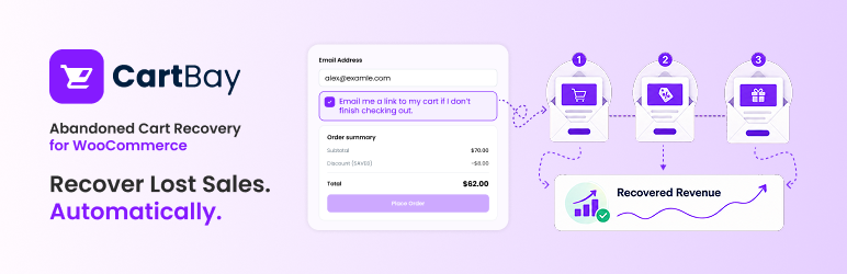 CartBay – Abandoned Cart Recovery For WooCommerce Preview Wordpress Plugin - Rating, Reviews, Demo & Download