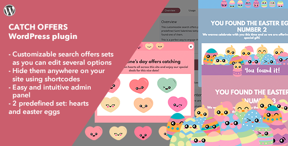 Catch Offers – WordPress Plugin Preview - Rating, Reviews, Demo & Download
