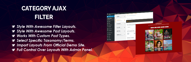 Category Ajax Filter Preview Wordpress Plugin - Rating, Reviews, Demo & Download