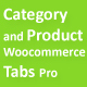 Category And Product Woocommerce Tabs Pro