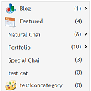 Category And Subcategory List Widget