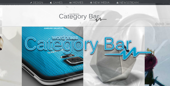 Category Bar Plugin for Wordpress Preview - Rating, Reviews, Demo & Download