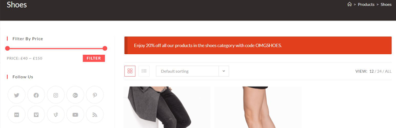 Category Notices For WooCommerce Preview Wordpress Plugin - Rating, Reviews, Demo & Download