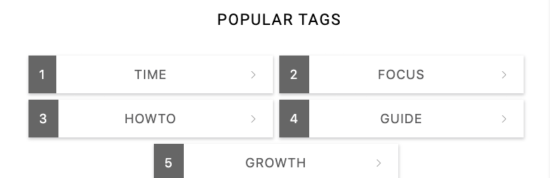 Category Popular Tags Preview Wordpress Plugin - Rating, Reviews, Demo & Download