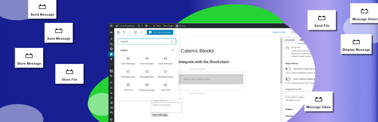 Catenis Blocks Preview Wordpress Plugin - Rating, Reviews, Demo & Download