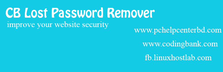 CB Lost Password Remover Preview Wordpress Plugin - Rating, Reviews, Demo & Download