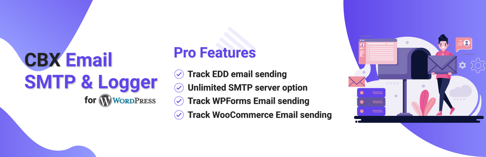 CBX Email SMTP & Logger Preview Wordpress Plugin - Rating, Reviews, Demo & Download