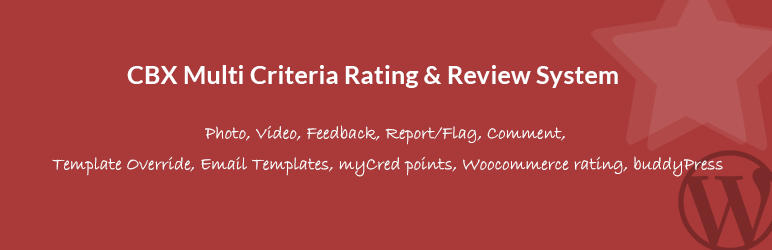 CBX Multi Criteria Rating & Review System Preview Wordpress Plugin - Rating, Reviews, Demo & Download