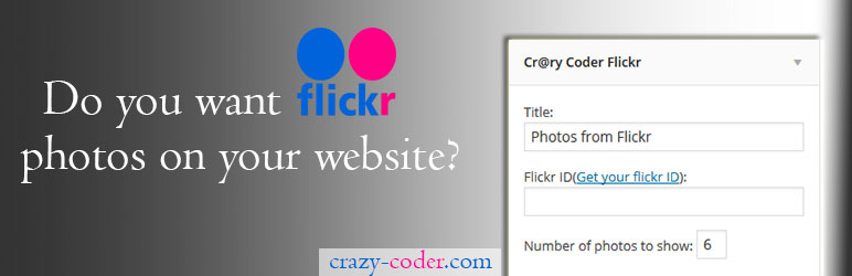CC Flickr Widget Preview Wordpress Plugin - Rating, Reviews, Demo & Download
