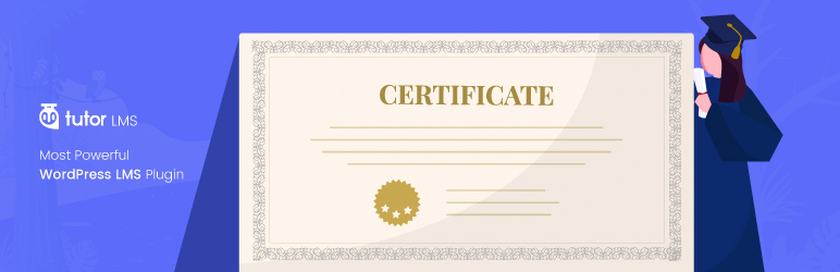 Certificate Customizer For Tutor LMS Preview Wordpress Plugin - Rating, Reviews, Demo & Download