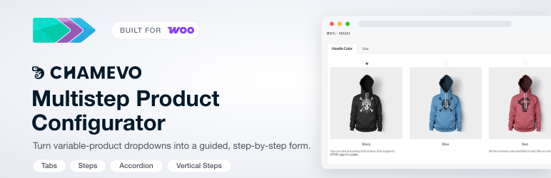 Chamevo Multistep Product Configurator Preview Wordpress Plugin - Rating, Reviews, Demo & Download