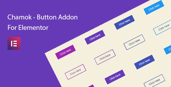 Chamok – Button Addon For Elementor Page Builder Preview Wordpress Plugin - Rating, Reviews, Demo & Download