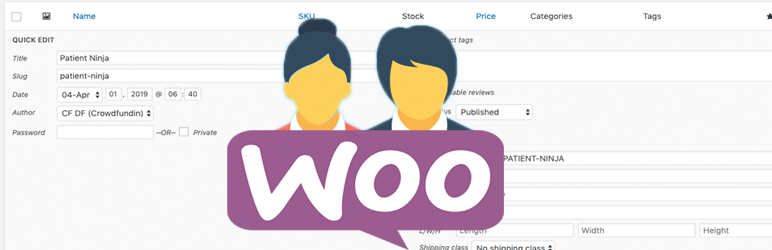 Change WooCommerce Authorship – Migrate WC Product Author Ownership Preview Wordpress Plugin - Rating, Reviews, Demo & Download