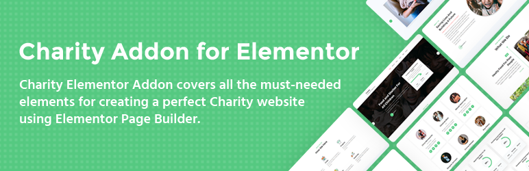 Charity Addon For Elementor Preview Wordpress Plugin - Rating, Reviews, Demo & Download