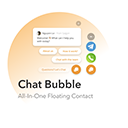 Chat Bubble – Contact Icons, Messages, Telegram, Email, SMS, Call Me Back