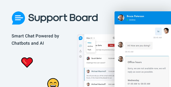 Chat – Support Board – OpenAI Chatbot – WP Preview Wordpress Plugin - Rating, Reviews, Demo & Download