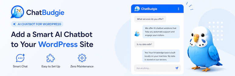 ChatBudgie Preview Wordpress Plugin - Rating, Reviews, Demo & Download