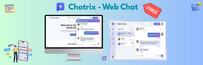 Chatrix Web Chat Preview Wordpress Plugin - Rating, Reviews, Demo & Download