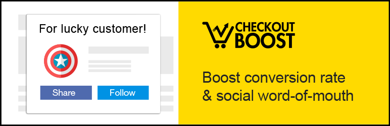 Checkout Boost Preview Wordpress Plugin - Rating, Reviews, Demo & Download