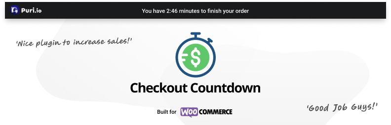 Checkout Countdown For WooCommerce – Boost Conversions & Reduce Cart Abandonment Preview Wordpress Plugin - Rating, Reviews, Demo & Download