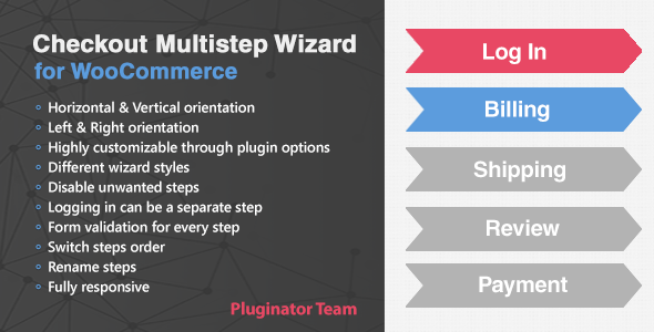 Checkout Multistep Wizard For WooCommerce Preview Wordpress Plugin - Rating, Reviews, Demo & Download