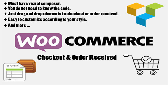 Checkout & Order Received With Woocommerce Page For Visual Composer Preview Wordpress Plugin - Rating, Reviews, Demo & Download