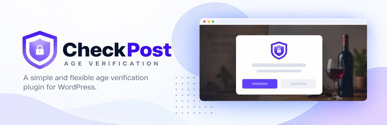Checkpost Age Verification Preview Wordpress Plugin - Rating, Reviews, Demo & Download