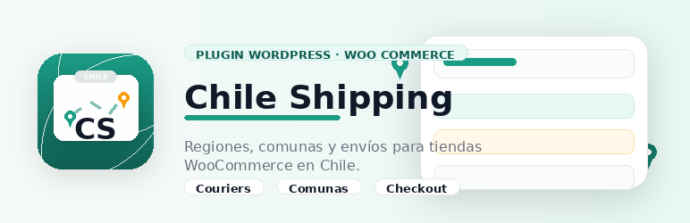 Chile Shipping For WooCommerce Preview Wordpress Plugin - Rating, Reviews, Demo & Download