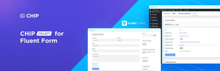 CHIP For Fluent Forms Preview Wordpress Plugin - Rating, Reviews, Demo & Download