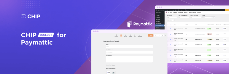 CHIP For Paymattic Preview Wordpress Plugin - Rating, Reviews, Demo & Download