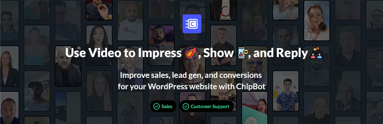 ChipBot – Video, Live Chat, & AI Help Desk Preview Wordpress Plugin - Rating, Reviews, Demo & Download