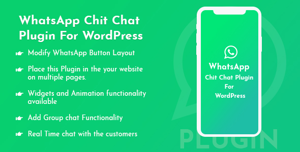 Chit – WhatsApp Chat WordPress Plugin Preview - Rating, Reviews, Demo & Download