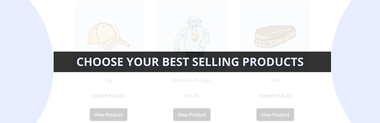 Choose Your Best Selling Products Preview Wordpress Plugin - Rating, Reviews, Demo & Download