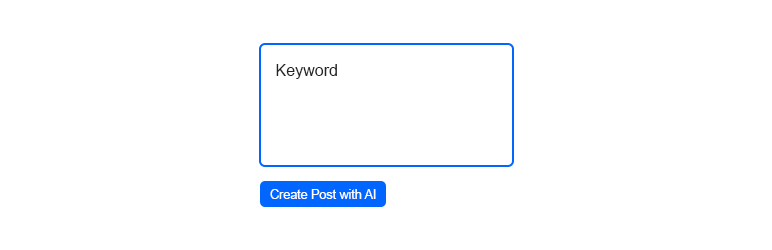 Chout AI Post Builder Preview Wordpress Plugin - Rating, Reviews, Demo & Download