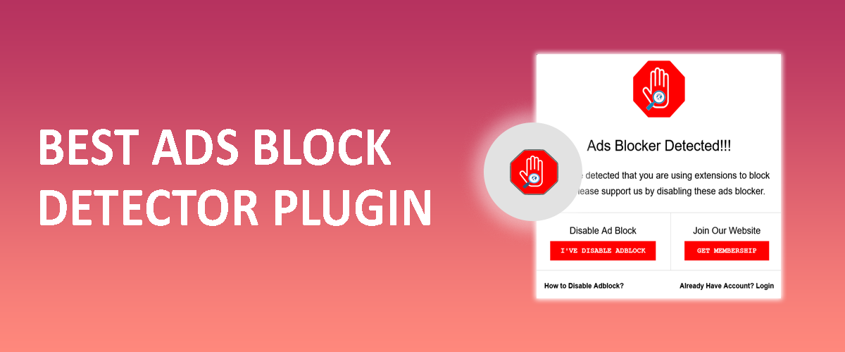 CHP Ads Block Detector Preview Wordpress Plugin - Rating, Reviews, Demo & Download