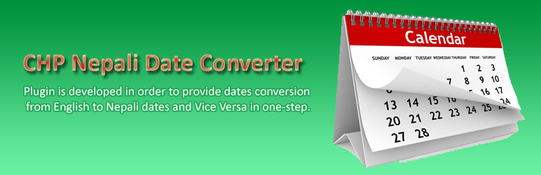 CHP Nepali Date Converter Preview Wordpress Plugin - Rating, Reviews, Demo & Download