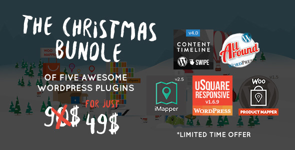 Christmas Bundle – 5 Premium Discounted Plugins Preview - Rating, Reviews, Demo & Download