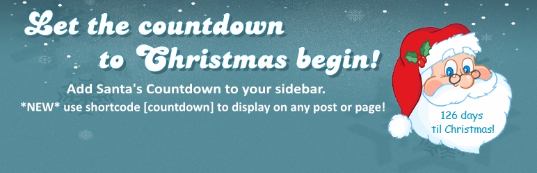 Christmas Countdown Widget Preview Wordpress Plugin - Rating, Reviews, Demo & Download