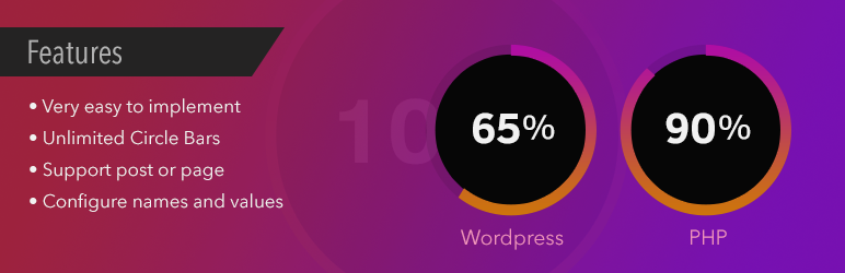 Circle Progress Bar Preview Wordpress Plugin - Rating, Reviews, Demo & Download