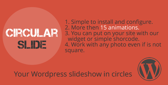 Circular Slide – Wordpress Plugin Preview - Rating, Reviews, Demo & Download