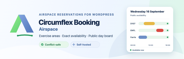 Circumflex Booking Airspace Preview Wordpress Plugin - Rating, Reviews, Demo & Download