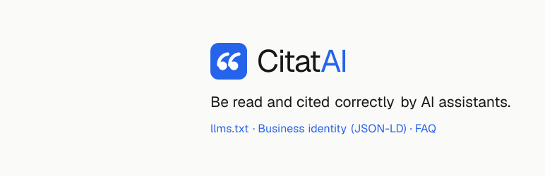 CitatAI Preview Wordpress Plugin - Rating, Reviews, Demo & Download