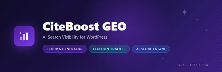 CiteBoost GEO Preview Wordpress Plugin - Rating, Reviews, Demo & Download