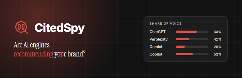 CitedSpy Preview Wordpress Plugin - Rating, Reviews, Demo & Download