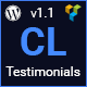 CL Testimonial – Testimonials Add-on For WPBakery Page Builder