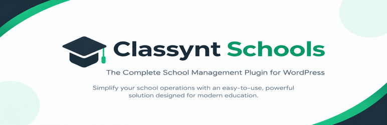 Classynt Schools Preview Wordpress Plugin - Rating, Reviews, Demo & Download