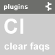 Clear FAQs WordPress Plugin